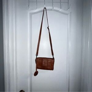 Harbour 2ND Brown Leather Crossbody Bag